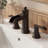 Widespread Waterfall 2-Handle Bathroom Sink Faucet with Drain Assembly-126537151