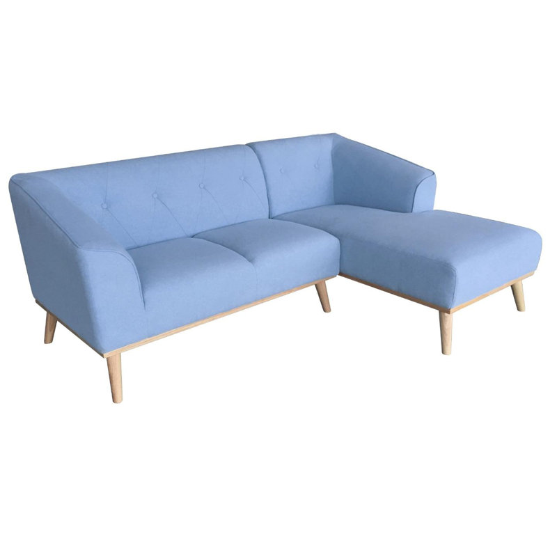 Canapé modulaire à méridienne rembourré Kaloni