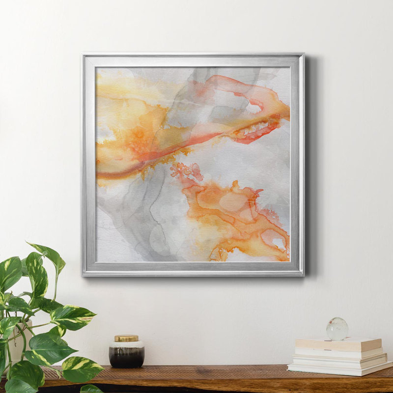 Transparent Opposites II - cadre photo, impression sur toile, H 30,5 po x l 30,5 po x P 1,5 po, Argent