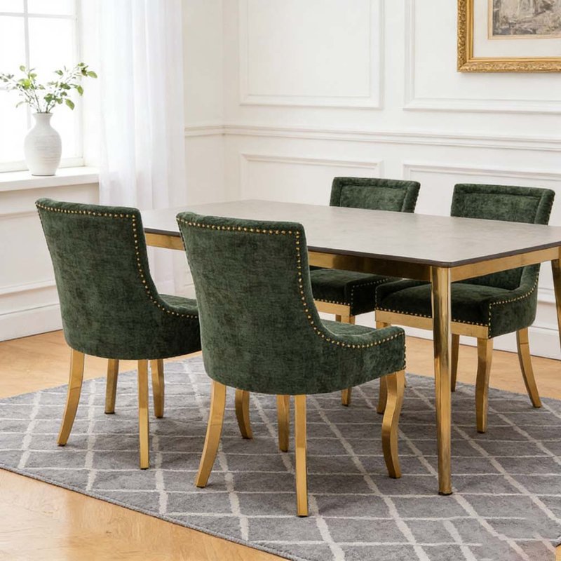 Chenille Dining Chairs