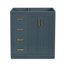 Ensemble de meuble-lavabo autoportant avec cadre en bois massif 30 po, 3 tiroirs et portes à fermeture douce-556465986-556465990