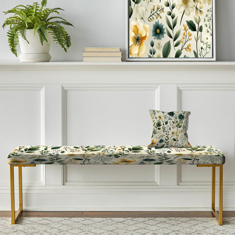 Banc rembourré Botanical Wanderlust