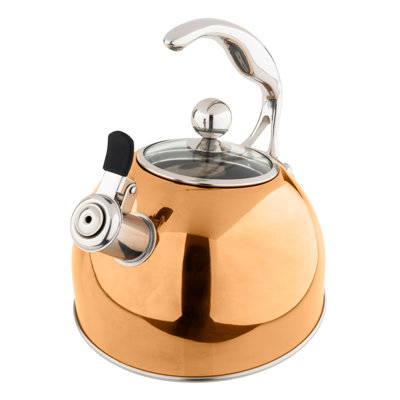 Viking 2.6-Quart Stainless Steel Kettle with 3-Ply Base