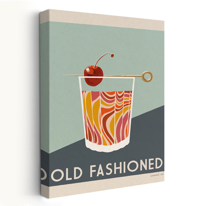 Affiche de cocktail Mid-Century moderne IV, H 24 po x l 16 po