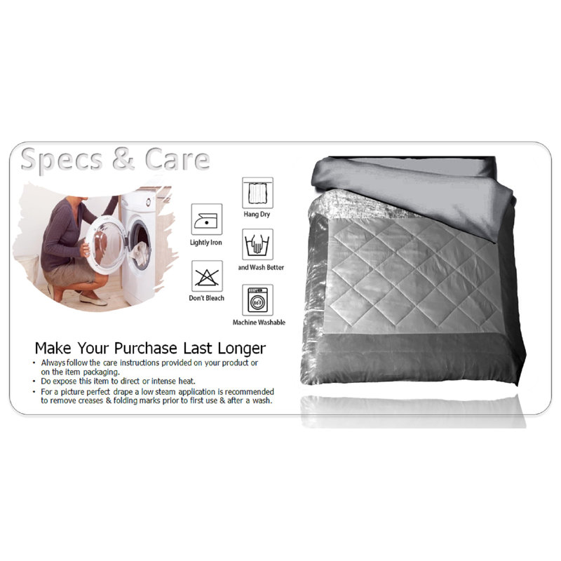 Nicolle Velvet Oxford Decorative Quilted Bedspread, Silver