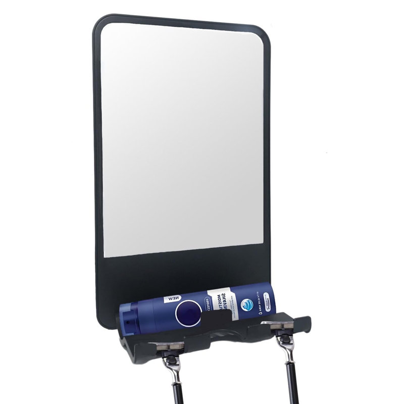 Shower Mirror for Shaving Fogless with Multifunctional Storage
