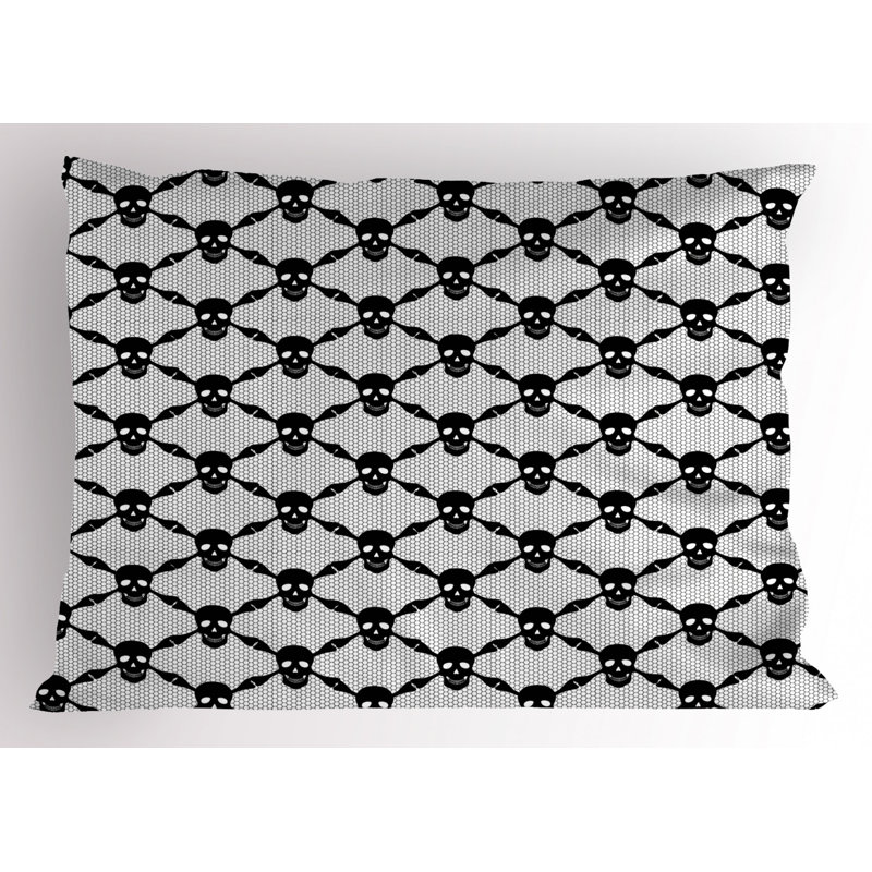 Halloween Polyester Geometric Sham Set, Twin
