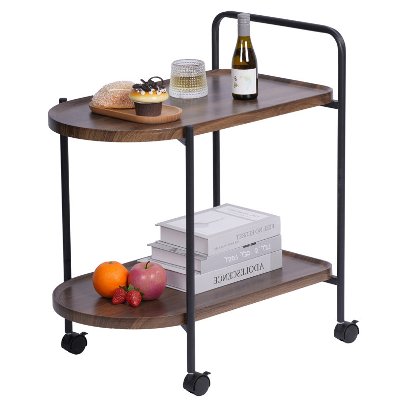 Dannylee Wheel End Table Side Table With Storage