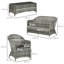 Wicker 4 - Person Garden Lounge Set-928387614-928387611