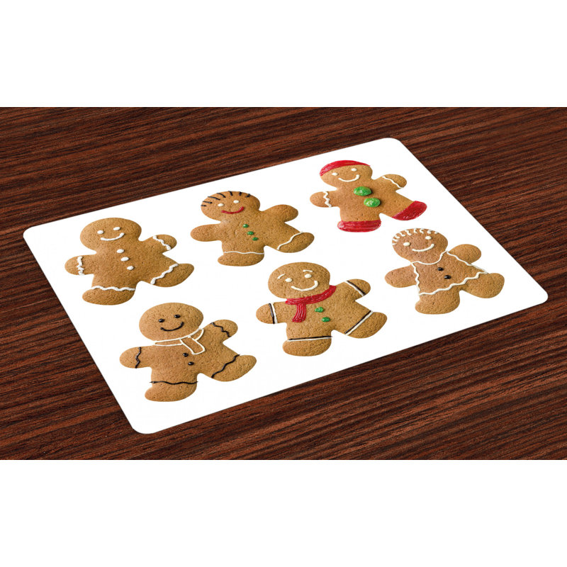 Luthersville Gingerbread Man Homemade Placemat