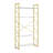 5 Tier Industrial Bookshelf with Metal Frame and Scratch Resistant Shelves-394642799-397516470