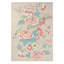 Hand Tufted Area Rug in Coral/Blue/Gray-52732534