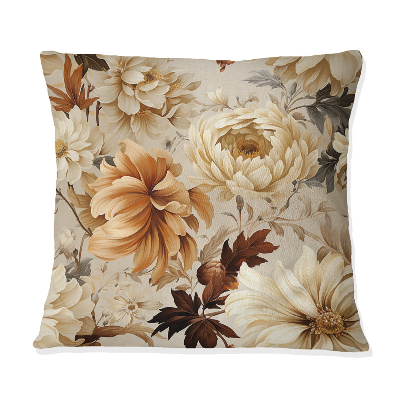 Coussin Rustic Brocade Elegance Victorian, H 18 po x l 18 po
