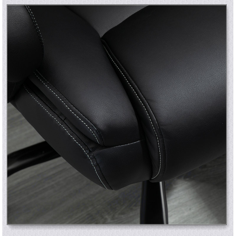 Fauteuil de bureau Big et Tall 400lbs, Noir