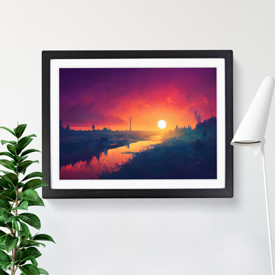 City Sunset - Framed Print