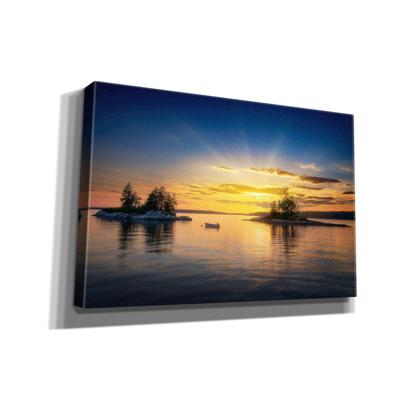 «Beyond The Sundown» par Rick Berk, art mural sur toile, H 40 po x l 60 po