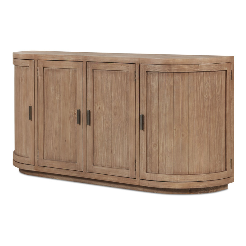 Nicola 71'' W Solid Wood Sideboard, Brown