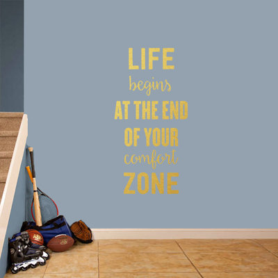 Text & Numbers Non-Wall Damaging Wall Decal