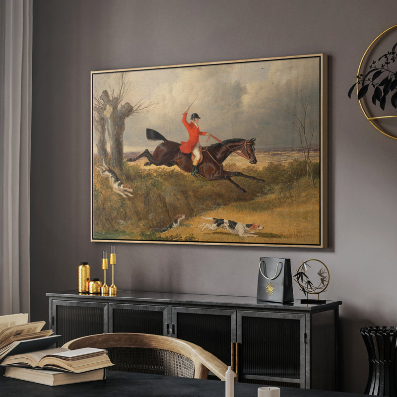 «Vintage Animal» - XLV III - Impression sur toile tendue, H 17 po x l 25 po x P 2 po, Toile avec cadre flottant noir
