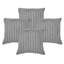 Housses de coussin décoratif décoratives en fausse fourrure de lapin gris clair avec insertions-1890850294