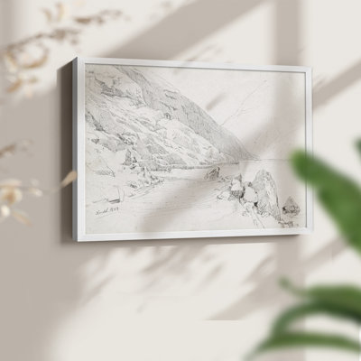 Vintage Sketch Work-XXXI -Framed Print - Restickable