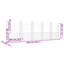 Abdul-Aziz 199.898cm H x 379.984cm W Silver Mesh Fence Panels