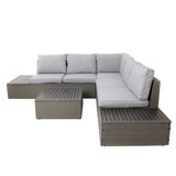 Janyce Rattan 6 - Person Seating Group with Cushions