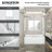 Kingston Brass 60-Inch Acrylic Rectangular 3-Wall Alcove Tub With Tub Door, Drain-108329351-108329346
