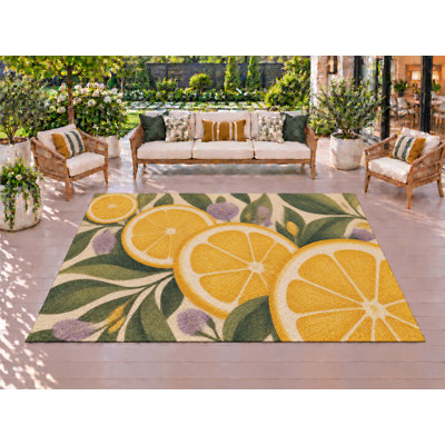 Tapis d'extérieur de 5 pi x 7 pi à motif de ressorts en PVC imperméable et robuste, tapis de patio robuste, tapis d'extérieur à séchage rapide pour la véranda, le balcon, l'entrée, le camping.