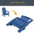 Bergenfield Plastic/Resin Folding Adirondack Chair Ergonomic Chair-807278852
