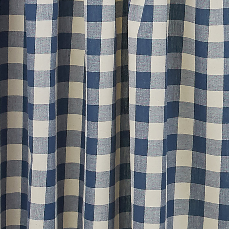 Rangées de fenêtre York, Bleu, L 72 po x L 36 po