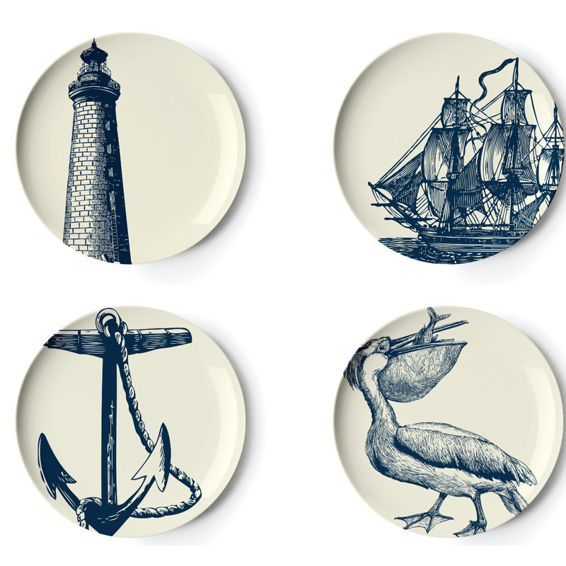 Scrimshaw Side 9" Melamine Salad Plate
