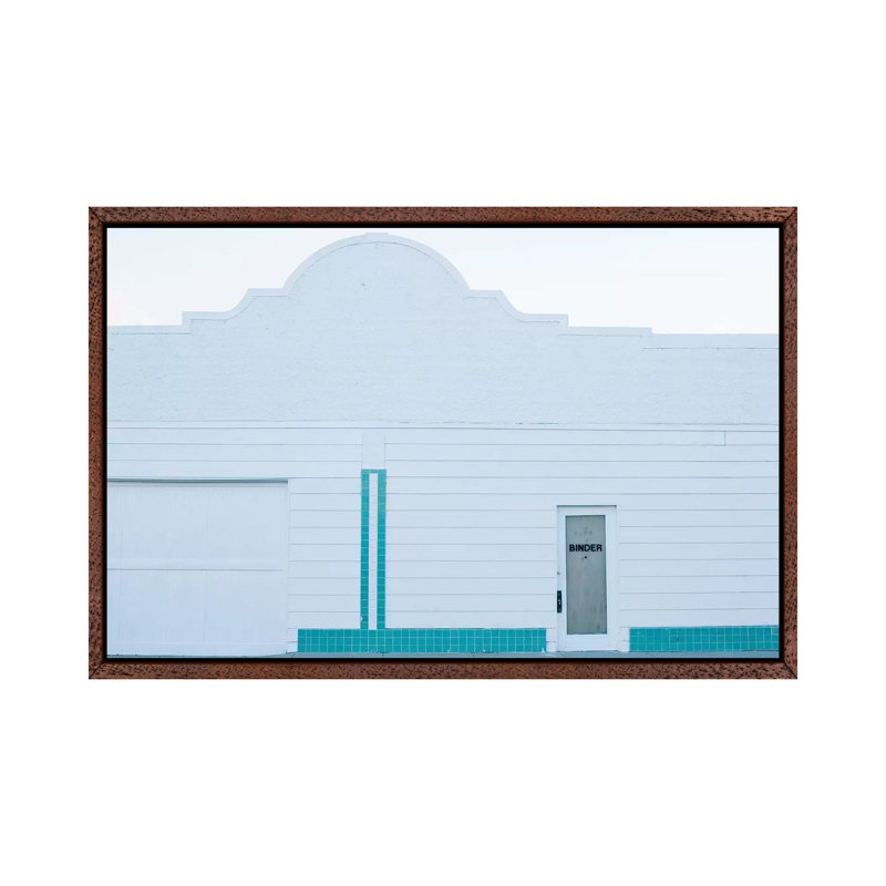 Marfa Deco by Ann Hudec - Print on Canvas, 45.72cm H x 66.04cm W x 3.81cm D, Classic Brown Wood Framed