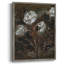 «White & Copper Floral I», reproduction encadrée - bois massif-773486218