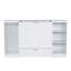 Lit escamotable simple avec tablettes de chevet et garde-robe