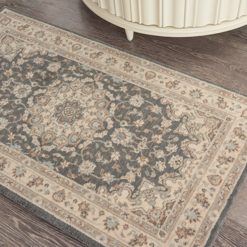 Tapis ivoire en laine Crownover, Rectangle 2 pi 6 po x 4 pi 3 po