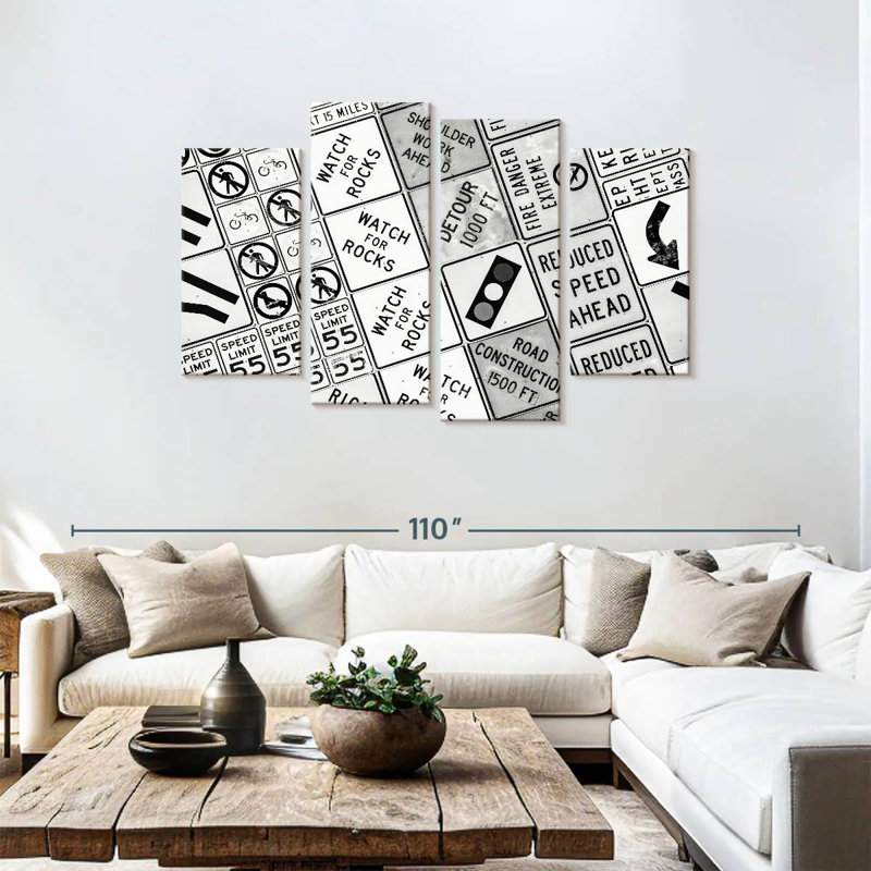 Mehar Black Nevada Traffic Signs, 48" H x 75" W