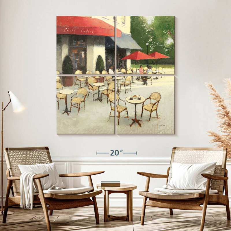 Nicci Delightful Cafe Du Matin, 57" H x 57" W