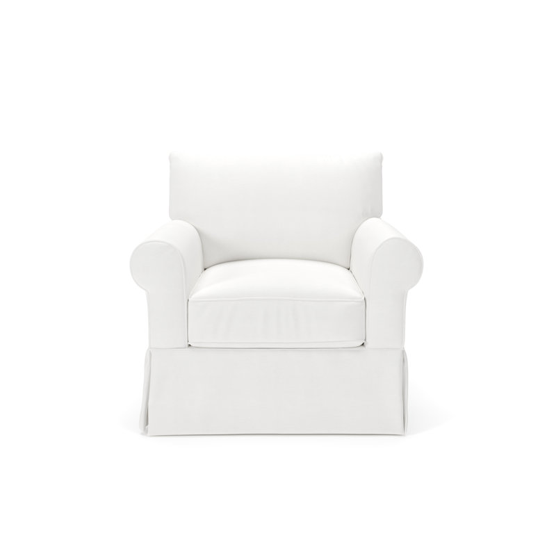 Amari 23" Wide Armchair, Bayou Off White Canvas