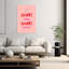 Amore Mio Vino Modern Romantic Wall Art Print by Dominique Vari - Wrapped Canvas Print-759941386