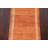 Orange Gabbeh  Wool Runner Rug 3x9