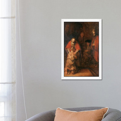 Return Of The Prodigal Son C. 1668 by Rembrandt Van Rijn - Painting on Canvas