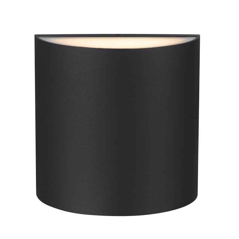 Sand Black LED Wall Sconce, Black