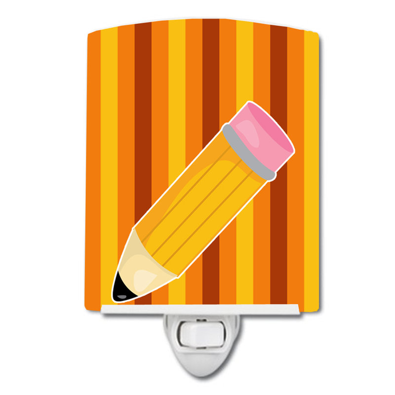 Back to School Pencil Ceramic Night Light