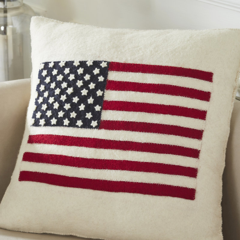 Square Wool Pillow Cover, Pillow (includes insert)