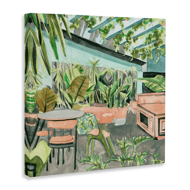 «Greenhouse Plants Café» par Melissa Wang, H 17 po x l 17 po