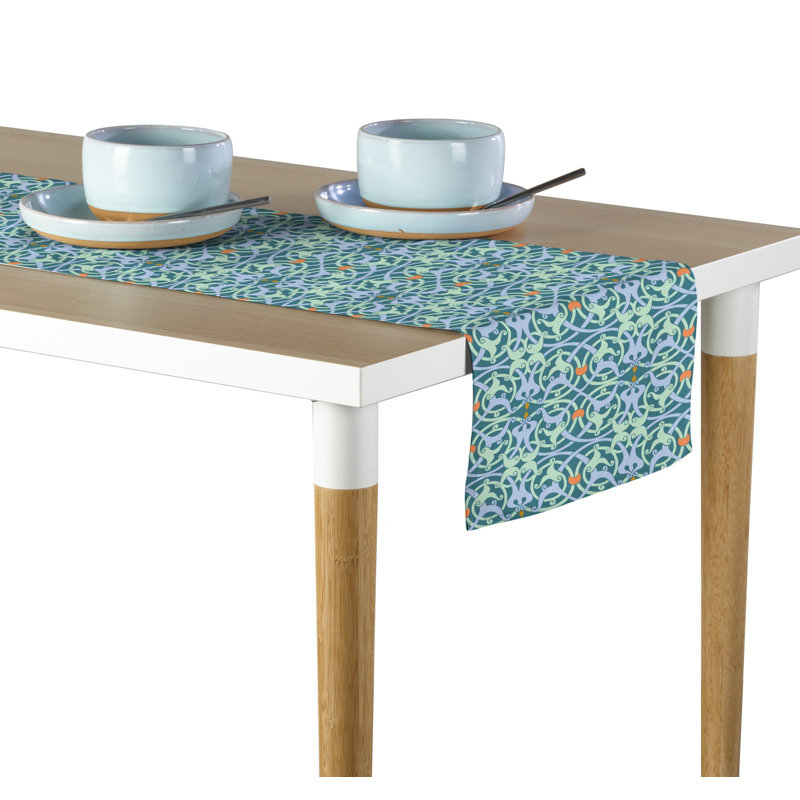 Schaitman Entangled Milliken Signature Table Runner, 72" L x 12" W