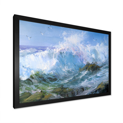 Warm Surf Waves - Reproduction de photo sur toile