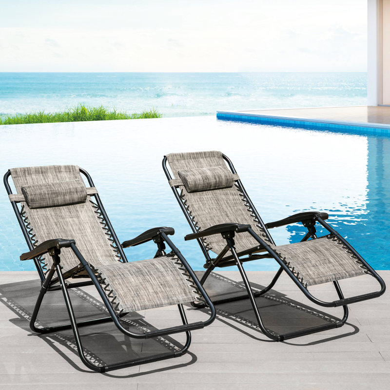 Gostkowski 151 cm Long Single Chaise, Grey
