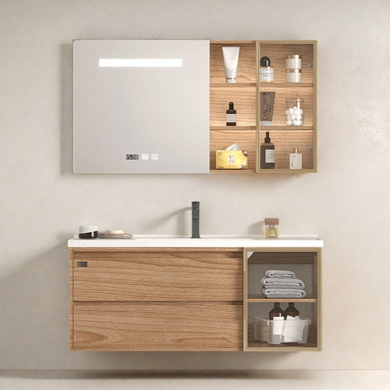 Armoire de salle de bain japonaise minimaliste haut de gamme